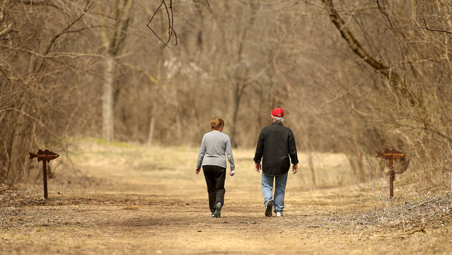 Sylvan Island walkers